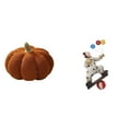 thumbnail image 1 of Almohadas de calabaza de Halloween,Almohadas de calabaza de Halloween Decoración del hogar Suave,Figuras de payaso,Escultura de payaso como adorno de mesa,Colección de estatuillas de payasos, 1 of 8