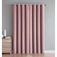 thumbnail image 2 of Ruthy's Textile Blush Blackout Curtains 55" X 90" Inch Long for Bedroom , Insulated Darkening Black out Curtain 2 Panels for Living Room, Grommet Top, 2 of 3