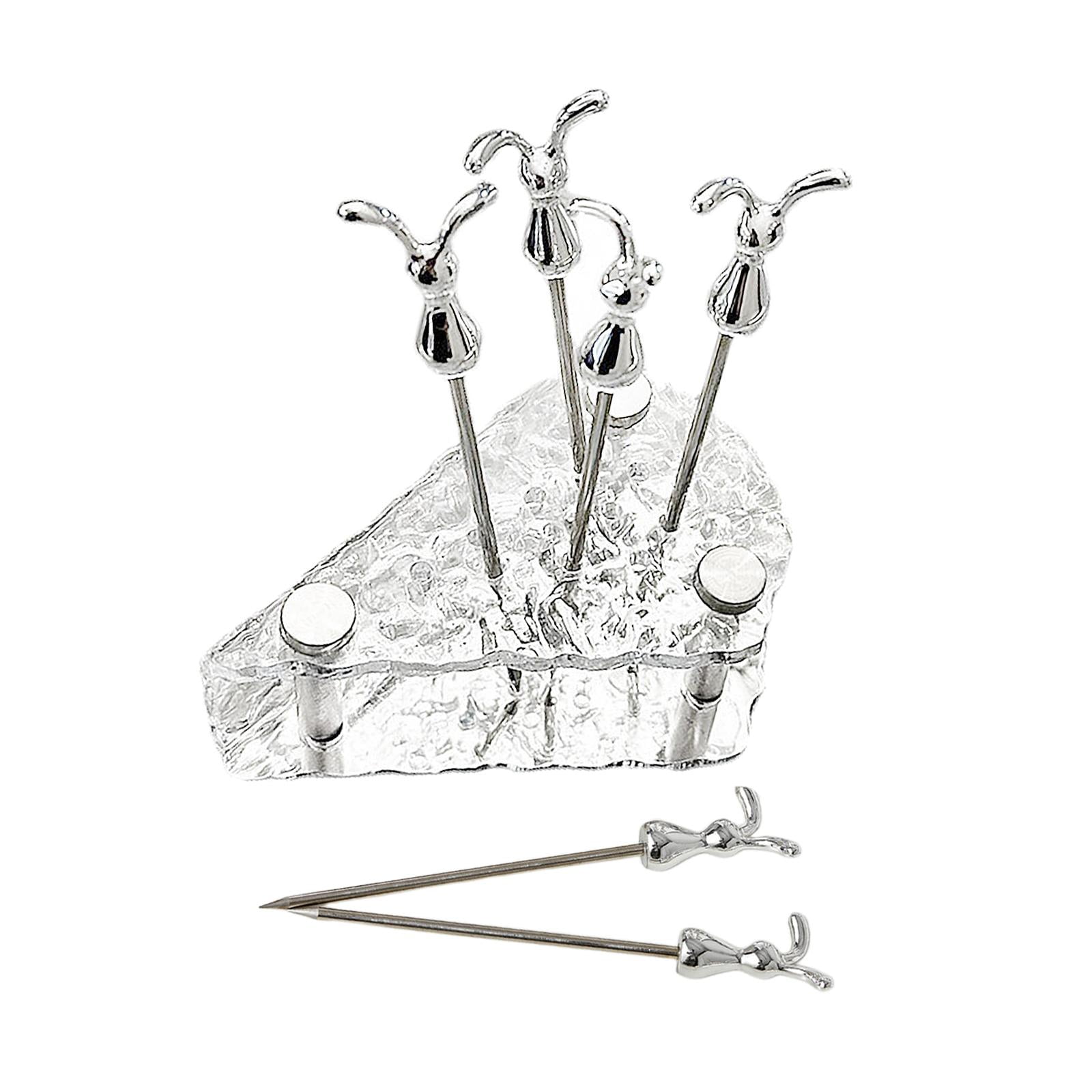 Household Cake Fork Dessert Forks Cute Silverware Food Forks Stainless