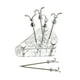 thumbnail image 1 of Tenedor para Pastel Doméstico, Tenedores para Postre, Cubiertos Bonitos, Tenedores para Comida, Tenedores de Acero Inoxidable, Juego de Tenedores para Con Base, 1 of 8
