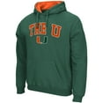 thumbnail image 2 of Men's Colosseum  Green Miami Hurricanes Rally Cry Fleece Hoodie, 2 of 3