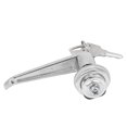thumbnail image 2 of Unique Bargains Cabinet Door 3.5' Length Shaft L Shaped Handle Metal Keyed Lock Silver Tone 2pcs, 2 of 3