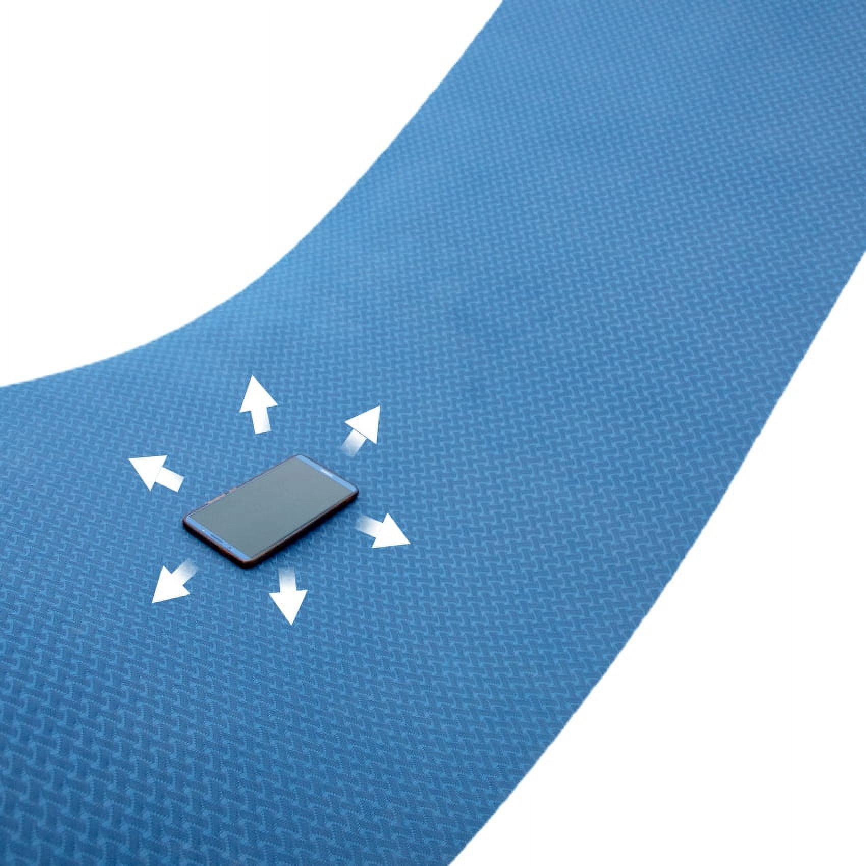 Ray Star Extra Thick Yoga Mat 24"x72"x0.24" Thickness 6mm -Eco Friendly Material- With High Density Anti-Tear Exercise Bolster