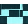 thumbnail image 1 of Ahgly Company Indoor Rectangle Abstract Light Blue Contemporary Area Rugs, 7' x 10', 1 of 4