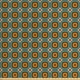 thumbnail image 1 of Abstract Fabric by the Yard, Juxtaposition of Jagged Round Shapes in Soft Colors Geometric Tiles Retro Concept, Upholstery Fabric for Dining Chairs Home Decor Accents, Multicolor by Ambesonne, 1 of 4