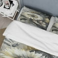 thumbnail image 4 of Designart "Pure White Sunflower Beauty" Floral & Botanical Bedding Covert Set - Sunflower White Floral Bed Set With 1 Sham, 4 of 6