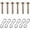 Khaki, variant on Aetherz 6Pcs Snowblower Shear Pins and Cotter Pins, 73804124A and 71404040 Replacement Shear Pin Kits Compatible with Mtd Craftsman Cub Cad Troy Bilt Snowblowers