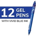 thumbnail image 2 of BIC Gel-ocity Quick Dry Blue Gel Pens, Medium Point (0.7mm), 12-Count Pack, Retractable Gel Pens With Comfortable Full Grip, 2 of 3