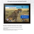 thumbnail image 2 of ArtToFrames 18.9x13.4 Inch - 48x34 CM Brown Puzzle Frame for 500 piece Puzzles.1.75 Inch Custom MDF Puzzle Frames, Mahogany and Burgundy - Comes with Regular Glass, 2 of 6