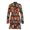 CL1, variant on Bintarealwax African Women's Bodycon Dress V Neck Shirt Dress Elasticated Ankara Dresses African Print Strentch Long Sleeve Party Dresses WY10859