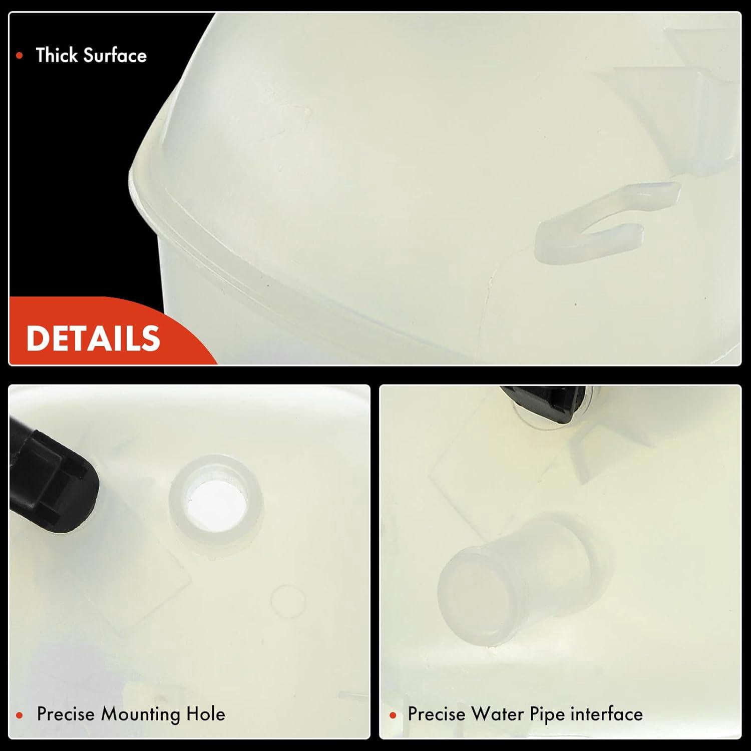 A-Premium Coolant Expansion Tank Compatible with Saab 9-3 2003-2011 9-3X 2010-2011 L4 2.0L Front