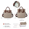 thumbnail image 6 of SPEKSEE Lunch Bag for Women Men, Expandable Large Adult Insulated Lunch Box for Work, Leakproof Double Deck Lunch Box Cooler Tote Bag with Removable Shoulder Strap, 6 of 8