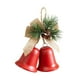 thumbnail image 4 of Decoración navideña con campanas de hierro, decoración rústica navideña, colgante para centro de mesa, recuerdos de fiesta, vacaciones Pintura roja, 4 of 8