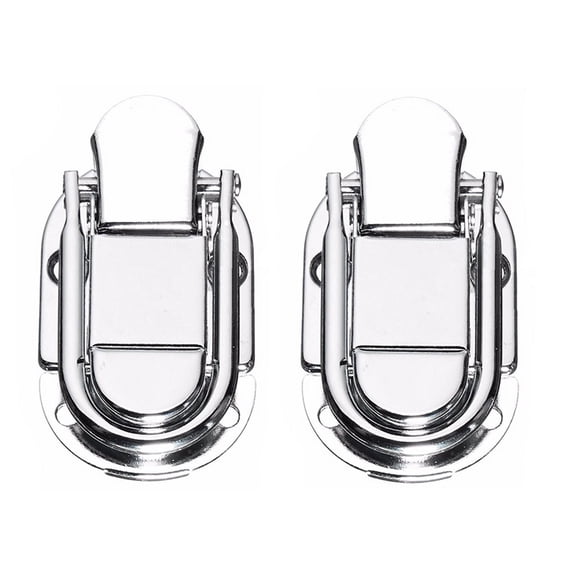 10Pcs Knot Nickel Drawbolt Closure Latch for Luggage Guitar Musical Trolley Case