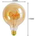thumbnail image 6 of LINLIN LED Edison Bulb, Vintage Light Bulb,4W Warm White 2500K Led Bulb 220/240V Edison Screw E27 Base Specialty Decorative Light Bulb, 6 of 6
