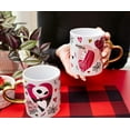 thumbnail image 6 of Disney Nightmare Before Christmas Jack and Sally Sculpted Handle Ceramic Mug Set, 6 of 8