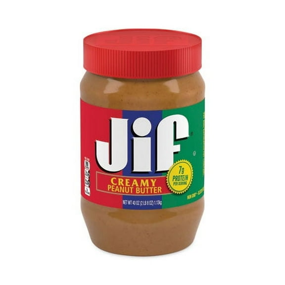 Creamy Peanut Butter, 40 oz Jar, 2/Pack, Delivered in 1-4 Business Days