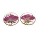 thumbnail image 4 of 1 Par de Pendientes de Gota de Flores Secas de Resina de Moda para Mujer,, 4 of 9