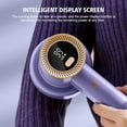 thumbnail image 3 of Fabric Shaver & Lint Remover, Bobble Remover for Clothes, Rechargeable Electric Sweater Defuzzer LED Digital Display, Adjustable 3 Speeds Removing Fuzz Pills Bobbles Trimmer, 3 of 8