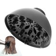 thumbnail image 1 of Universal Hair Dryer Diffuser Attachment for Curly and Wavy Hair with FastDrying AntiFrizz Finish, 1 of 4