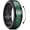 Black&Green-Celtic Dragon, variant on 316L Stainless Steel Spinner Fidget Ring 8mm Wedding Band for Men-Stress Relieving Anxiety Ring with Black Celtic Dragon Purple Carbon Fiber Inlay, Comfor Fit Size 10