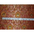 thumbnail image 2 of HEAVY BROCADE FABRIC RED,YELLOW,GREEN X METALLIC GOLD COLOR 44" wide BRO135[4]1.65YRD, 2 of 3