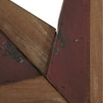 thumbnail image 5 of DecMode 30" Red Metal Rustic Wall Art, 5 of 11