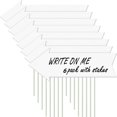 thumbnail image 1 of LNGOOR 6 Pcs Arrow Signs 17 x 6 Inches Blank Arrow Yard Signs with Stakes Wedding This Way Sign Directional Yard Signs Arrows Include 12 Pcs Sign Stakes for Ceremony Birthday Party Outdoo, 1 of 7