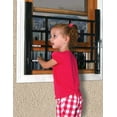 thumbnail image 3 of Segal S 4754 Fixed Window Guard, 22-Inch - 38-Inch Wide By 15-Inch High, 3 Bar, Bronze, 3 of 4