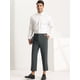 thumbnail image 4 of Lars Amadeus Pantalones De Vestir PaHombre Color Sólido Frente Plano Slim Fit Business Pantalones Recortados Gris oscuro M, 4 of 6