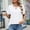 White, variant on YHAJDS Womens Summer Tops Short Sleeve Round Neck Loose T Shirt With Keyhole Detail Casual Tee