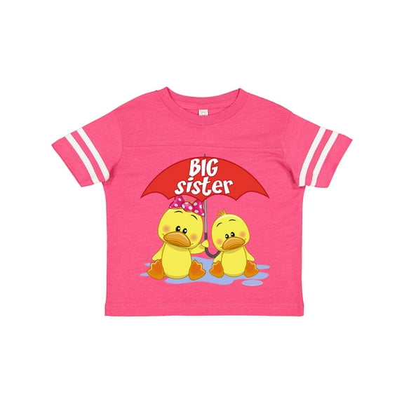Inktastic Big Sister Duck Girls Toddler T-Shirt