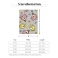 thumbnail image 5 of Disketp Cartoon Owls Cozy Flannel Fleece Throw Blanket: Has a velvety texture for All Seasons - Perfect for Women, Men, & Kids"60"x50", 5 of 6