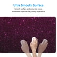 thumbnail image 4 of Pofeuu Dark Purple Glitter Print Mouse Pad,Rubber, Multipurpose Comfortable Waterproof Mousepad Desk Mat for Gamer Office Home, 4 of 8