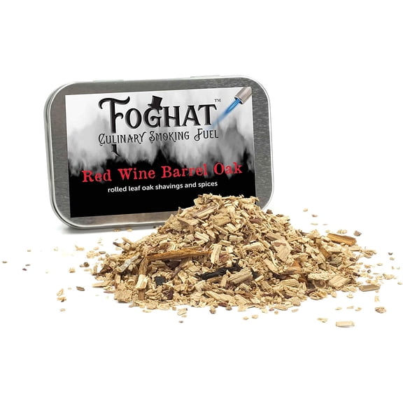 FogHat Red Wine Barrel Wood Chips for Cocktail Smoker Kit Drink Smoker