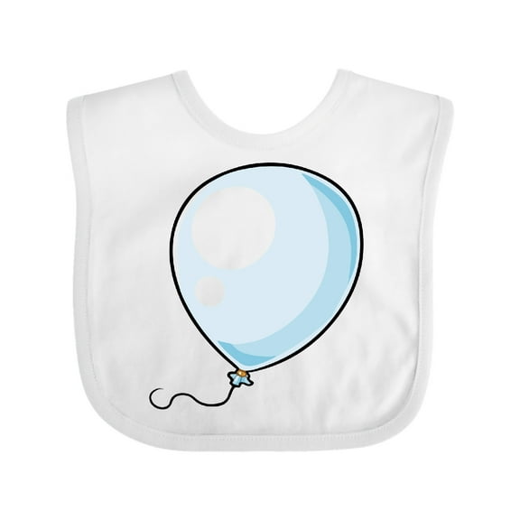 Inktastic Blue Balloon Boys or Girls Baby Bib