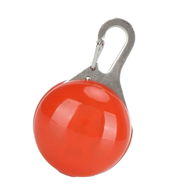 Collar luminoso LED para mascotas con 3 modos de iluminación y luz de advertencia de seguridad nocturna (rojo)
