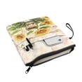 thumbnail image 3 of HELLHERO Gift Bag Book Sleeve with Washable Waterproof Polyester Fabric for Teachers Notebook Carrying Book Case Handle 8.66 x 11.42 Sunflower Frog, 3 of 8