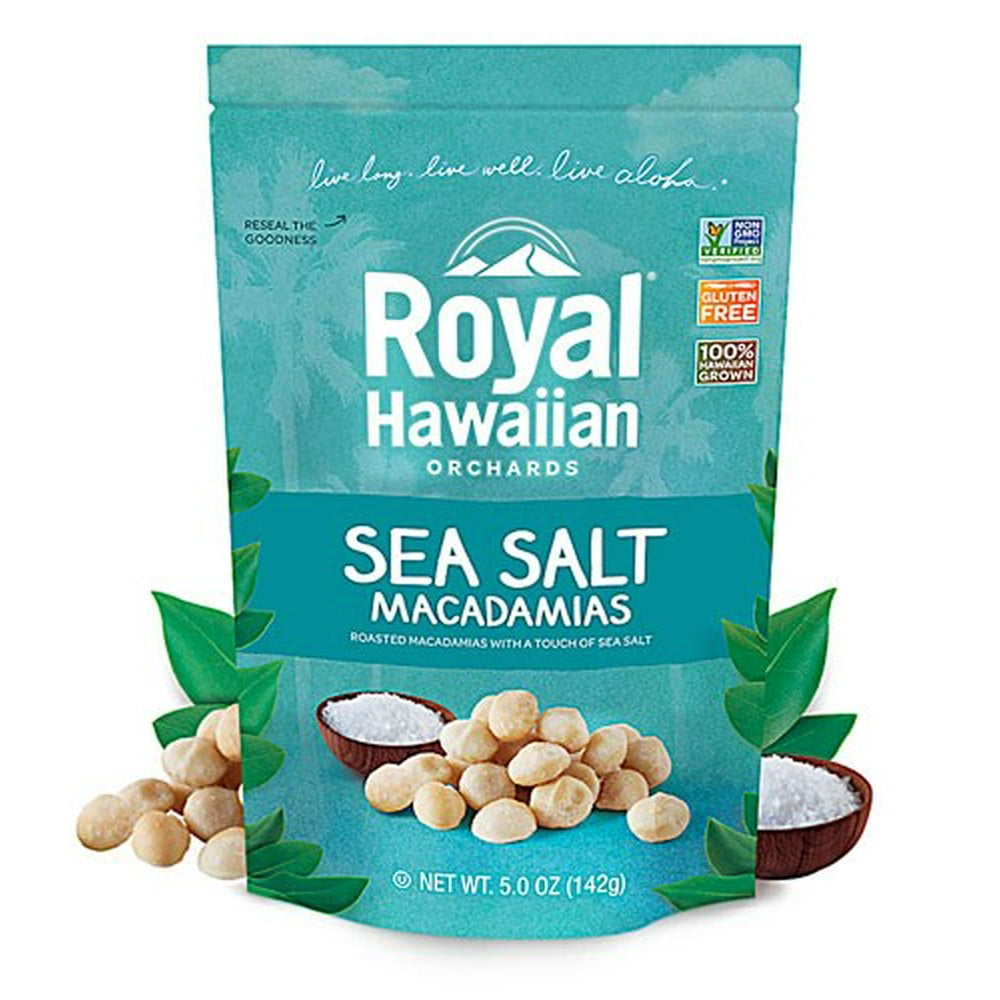 Royal Hawaiian Sea Salt Macadamias, 4 Oz.