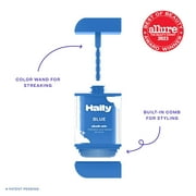 Hally Hair Shade Stix, Patent-Pending Temporary Hair Makeup, Blue, Vegan, 12 ml