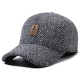 thumbnail image 1 of Thick Warm Adjustable Earmuffs Baseball Cap Men Autumn Winter Hat Outdoor Cap, 1 of 6