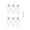 6pcs, variant on Hadanceo 6/12/24Pcs 35ml Christmas Pendants with Screw Off Cap Fillable Clear Plastic Christmas Tree Light Bulb Hanging Decor for Party
