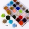 thumbnail image 5 of 10/24Pcs Women Nail Fur Ball, Detachable Magnetic Plush Puffy Nail Pom for Phone Cases Hat Clothes Bags DIY Decoration, 5 of 8