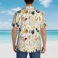 thumbnail image 6 of Xecao Cartoon Chickens print Hawaiian shirt - a stylish short-sleeve button-down for men, perfect for casual beach and tropical outings., 6 of 9
