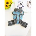 thumbnail image 1 of 1pc Thickened Corduroy Four-Legged Jumpsuit For Pet Dog, Winter, 1 of 5