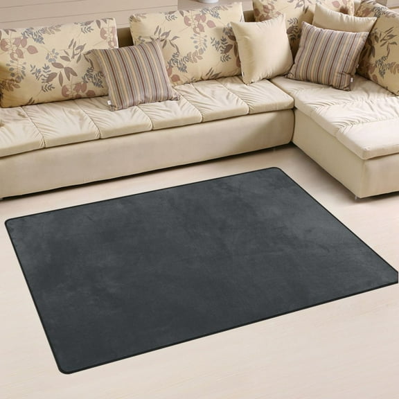 Ryvnso Dark Gray Area Floor Mat Non-Slip Carpet Soft Rugs Doormats 31" x 20"