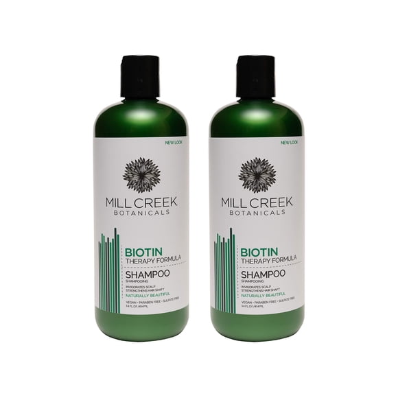 Mill Creek Biotin Shampoo 14 onzas líquidas (paquete de dos)