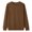 Brown, variant on Paiwinds Casual Everyday Big Girls Crewneck Sweatshirt Classic Crew Neck Long Sleeve Pullover Solid Color Regular Fit Tops for School and Outdoor Activities
