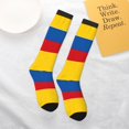 thumbnail image 6 of Colombian Flag Knee High Socks for Women Long Leg Warmers Socks, 6 of 7