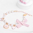thumbnail image 5 of Collar de moda para mascotas, accesorios para el cuello con corona de perlas para gatos, adornos, Collar de peluche para Gato, Collar de joyería de perlas, 5 of 5